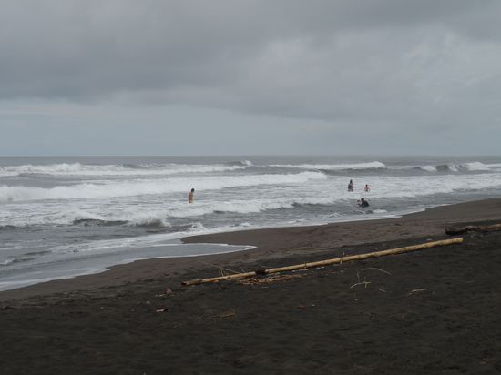 Ziemlich hohe Wellen