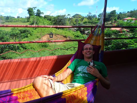 Endlich wieder in einer Haengematte 