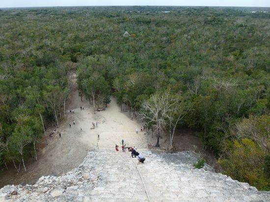 Oben wartet ein grandioser Ausblick 