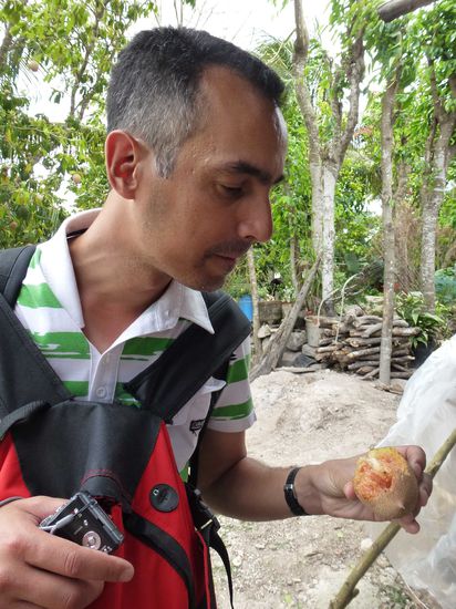 Sergio ist etwas skeptisch - mein Geschmack war es aber auch nicht