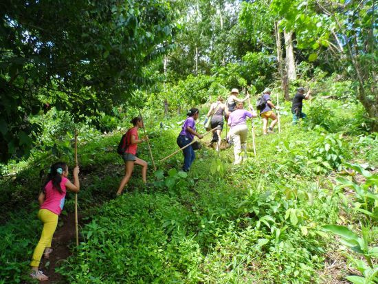 Der steile Aufstieg lohnt sich