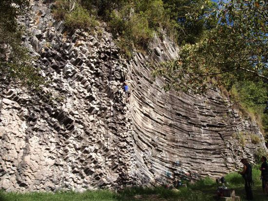 Irre Felsformationen (Basalt)