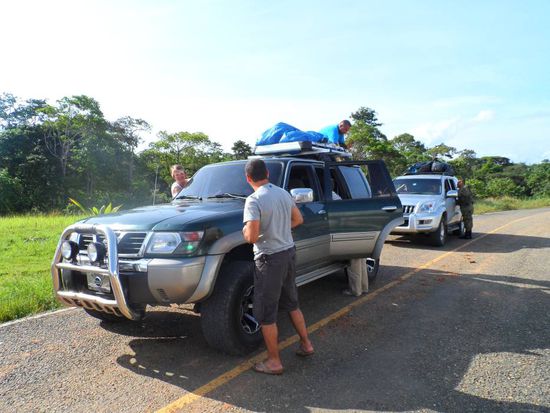 Passkontrolle bei den Kunas