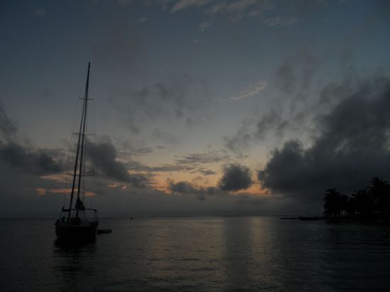 und wenige Stunden spaeter: Sonnenaufgang