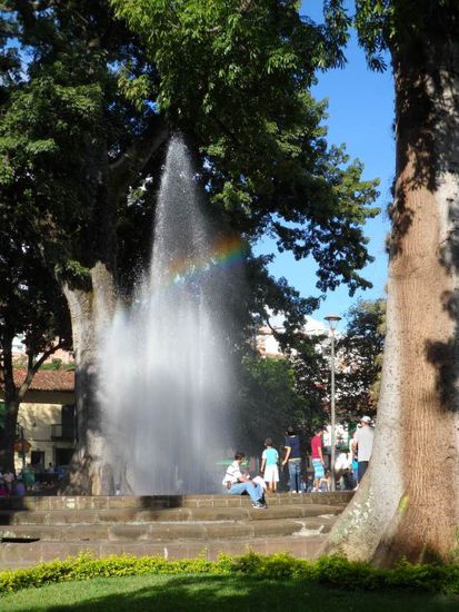Regenbogen im Stadtpark
