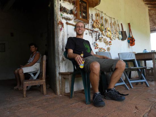 War ganz schoen warm, da kam eine Erfrischung wie gerufen