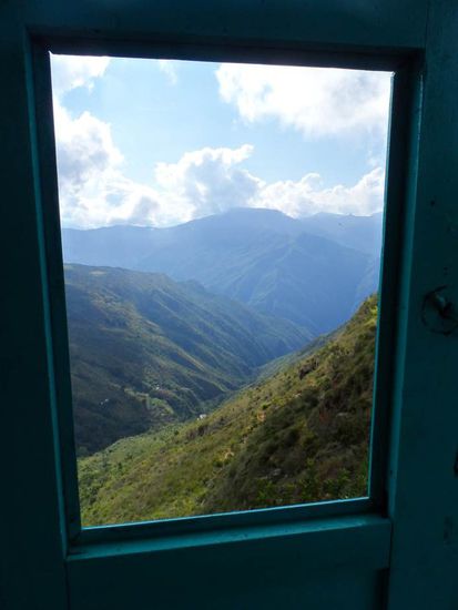 Blick aus dem Yogazimmer (noch in Arbeit)