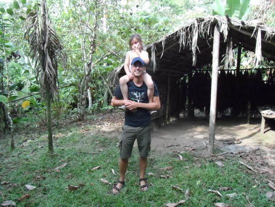 Auf dem Weg zum Yuca holen