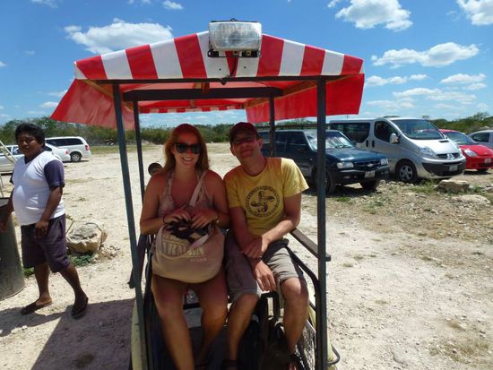 Motorradtaxi - ungwohnt vorne zu sitzen