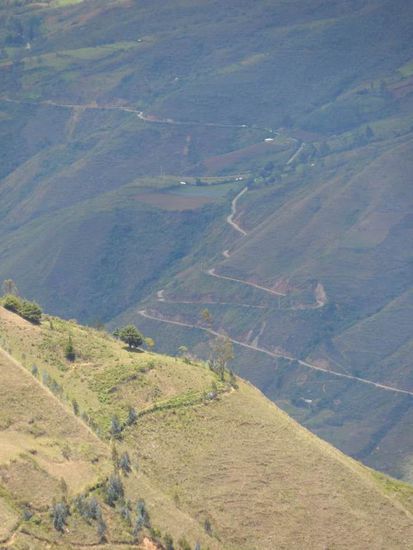 Dieser Abschnitt ist nur leicht kurvig, da gab es noch schoener Stellen