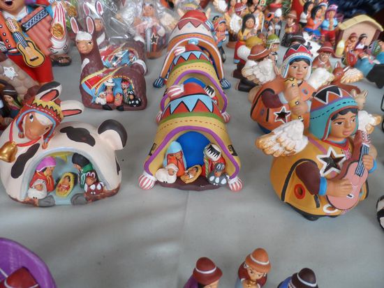 Weihnachten auf peruanisch mit Lama und Co.