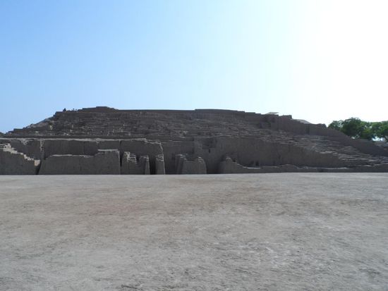 Lehmziegelruine in Lima