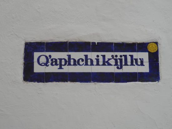 Na wer kann diesen Strassennamen aussprechen?