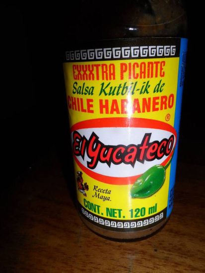 Langsam aber sicher werde ich zum Mexikaner  Habe die eXXXtra picante Habanero Chilli Sauce ueberlebt