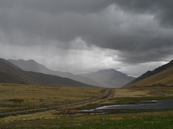 und mit Regen im Anmarsch