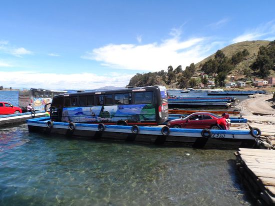 So erstmal den Bus auf eine Faehre