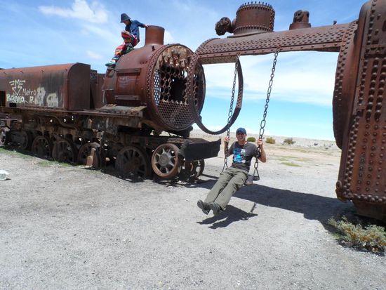 und ein bisschen zu schaukeln 