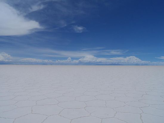 Salz so weit das Auge reicht
