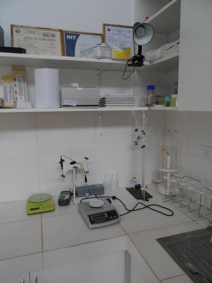 und ein Labor haben sie auch