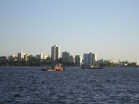 die Haupstadt Westaustraliens Perth