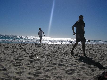 In Perth am Strand