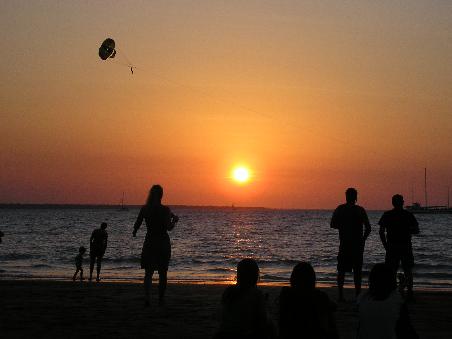 dort gabs mal wieder nen tollen Sonnenuntergang
