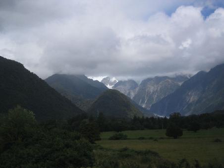 Mt. Cook in den Wolken
