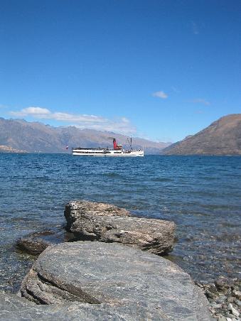 Der Dampfer am Lake Wakatipu