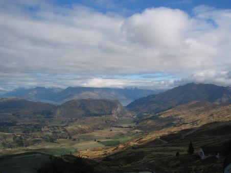 Aussicht von Coronet Peak