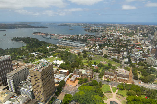 Aussicht über die Stadt Sydney