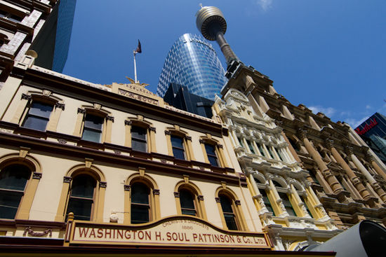Sydney Down Town mit Sydney Tower