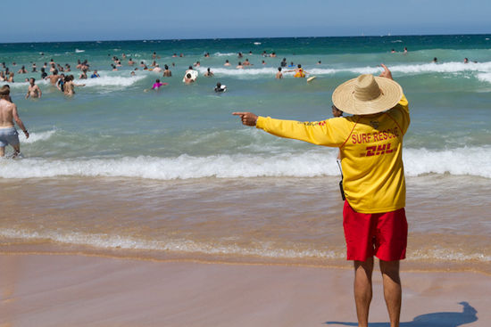 Lifeguard on duty