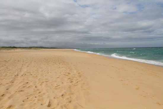 Der Begin des "90-Miles Beach" in Lake Entrence