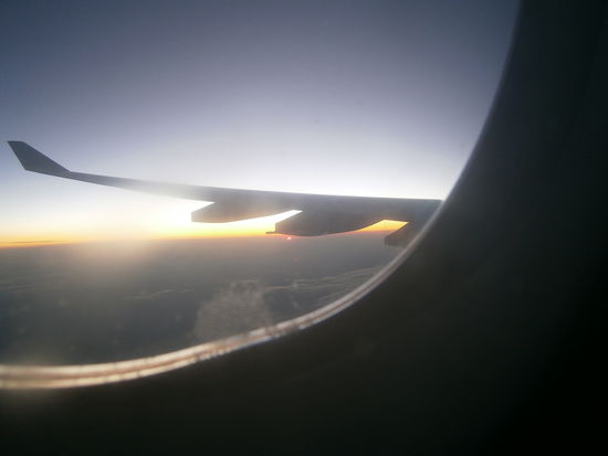 Leider kommt es nicht so rüber wie in Wirklichkeit, die Sonne war so rot wie ein Feuerball und mir kamen vor Rührung die Tränen, weil es so unbeschreiblich war