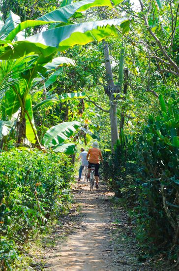 Fahrradtour auf einer "Landstraße"...