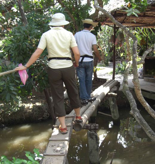 die Brücken wurden etwas provisorischer