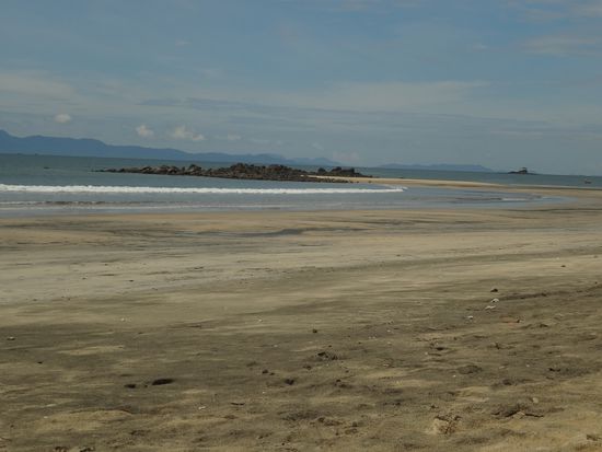 Ko Chiang am Strand es war gerade Ebbe