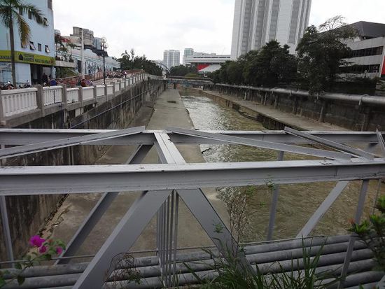 Ein wunderschoender FLuss in Kuala Lumpur