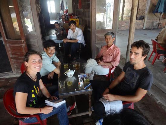 Im Kaffe mit den Vietnamesen=)