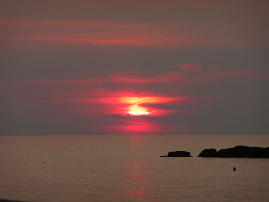 Abendstimmung am Klong Jak Beach.