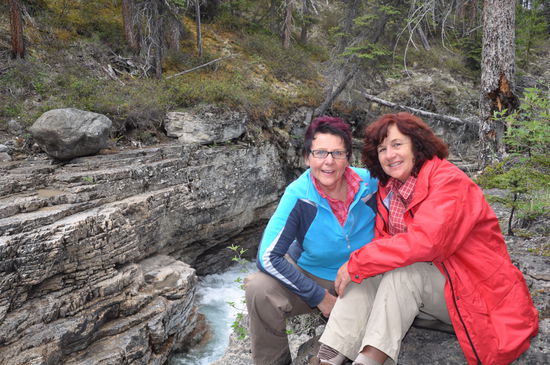 Rast am Beauty Creek bevor es zurück geht