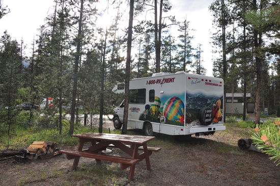 Schöner Stellplatz, leider ist es zu naß um draußen zu sitzen