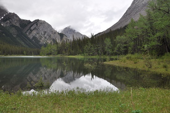 First Summit Lake im Jasper NP