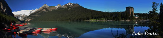 Der Lake Louise von seiner schönsten Seite