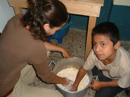 beim Plaetzchen backen