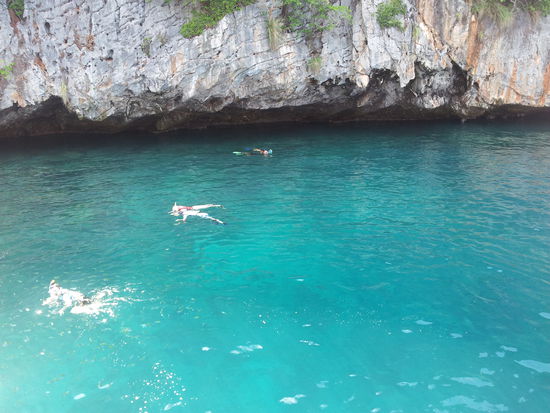 Schnorcheln und abtauchen....