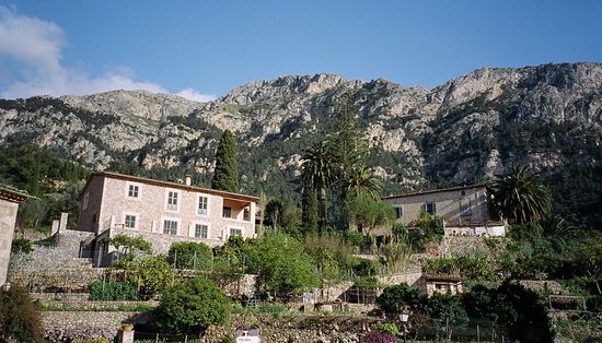 Blick auf das Gebirge