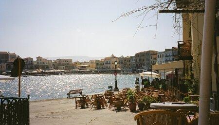 Der Venezianische Hafen von Chania.