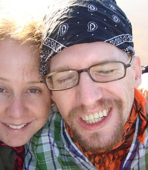 Ja, ja, ich reiß' mich ja schon für's Foto zussammen!