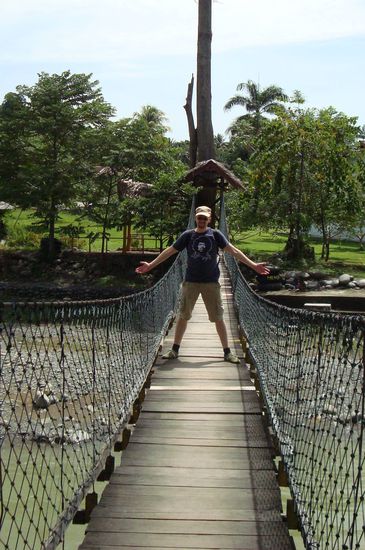 Eine echt coole Hängebrücke!